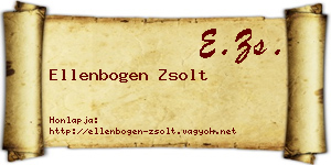 Ellenbogen Zsolt névjegykártya